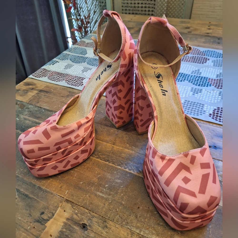 Shein Block Heels 5 1/2 Heel